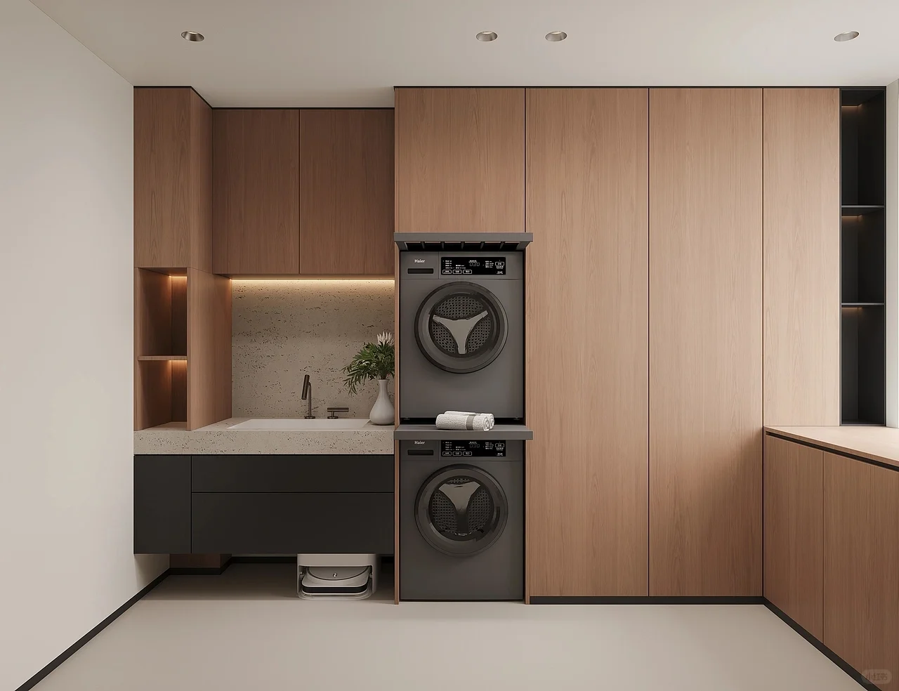 现代简约风格的一体化家居空间