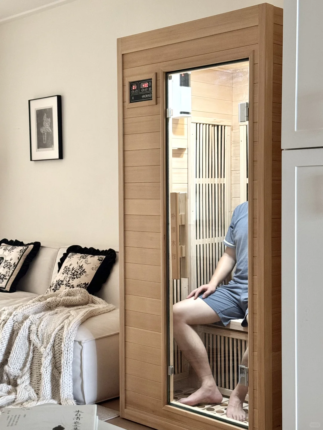 谁懂啊~把汗蒸房搬回家也太幸福了吧！