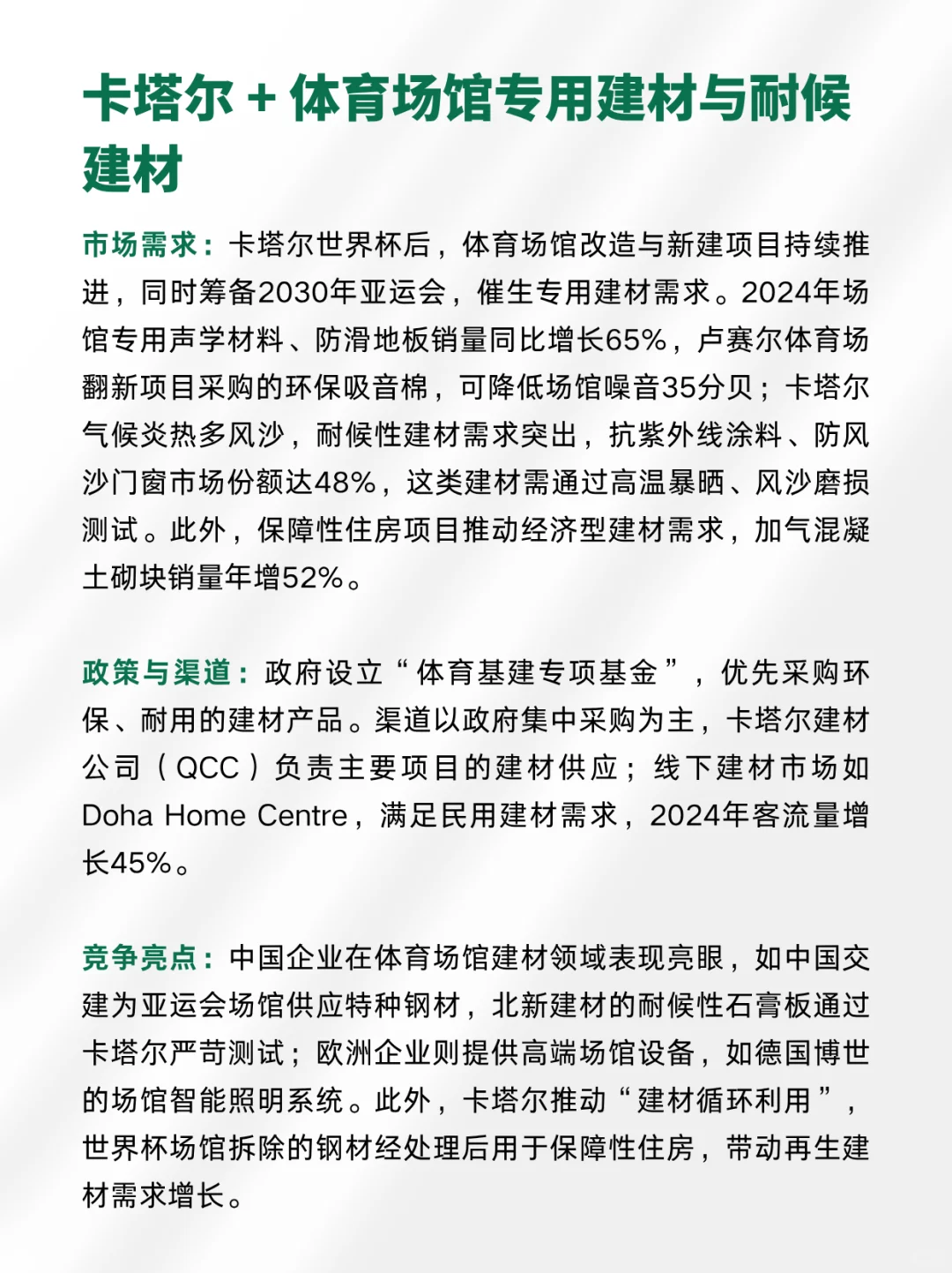 下一个中东风口∶社媒+建材