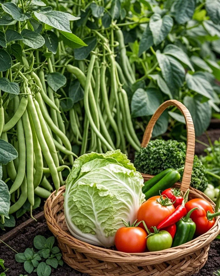 收获的季节，田园农家小院