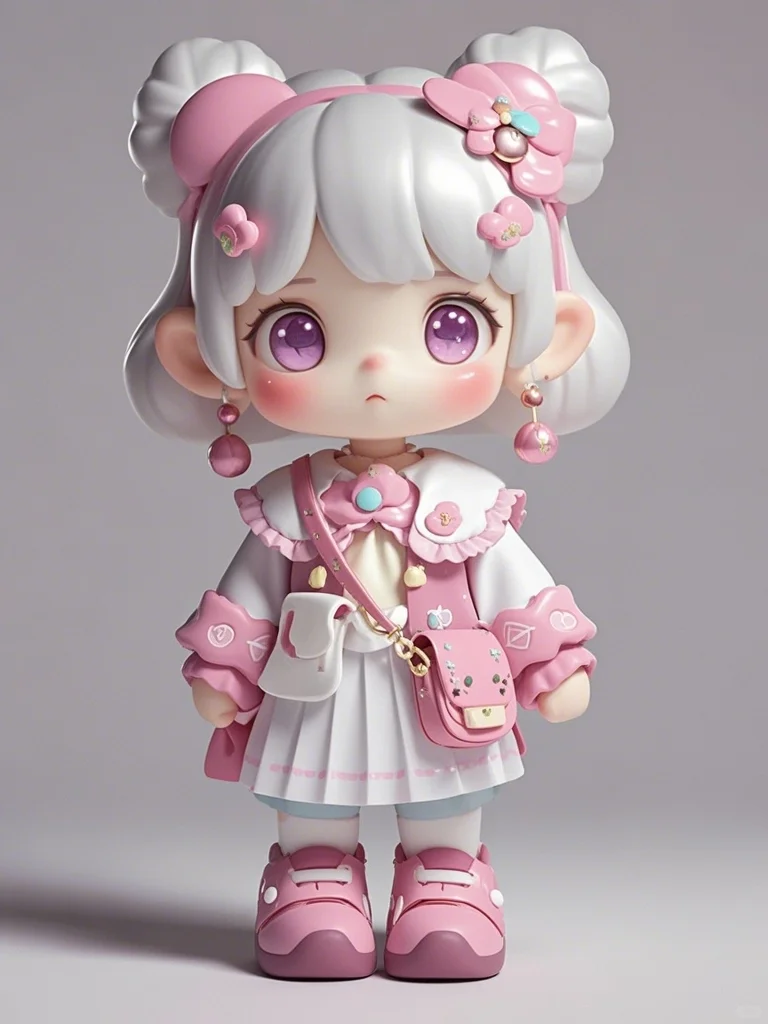 潮玩手办，来个老板把这个图片做成娃吧