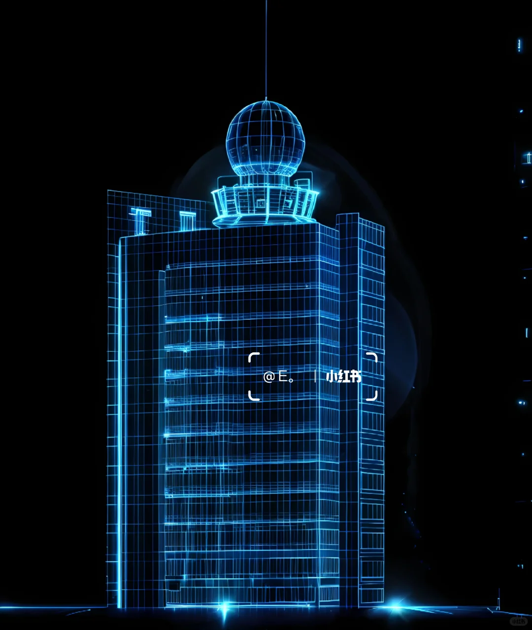 Aigc全息投影，科技光线