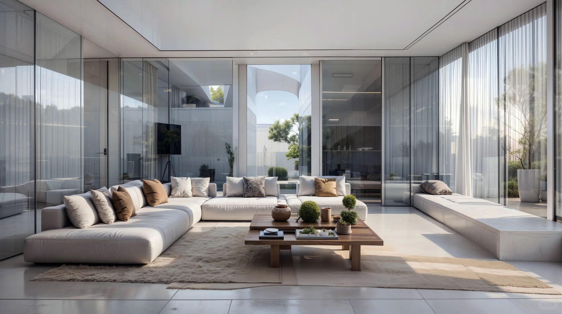 现代玻璃装饰主义创作