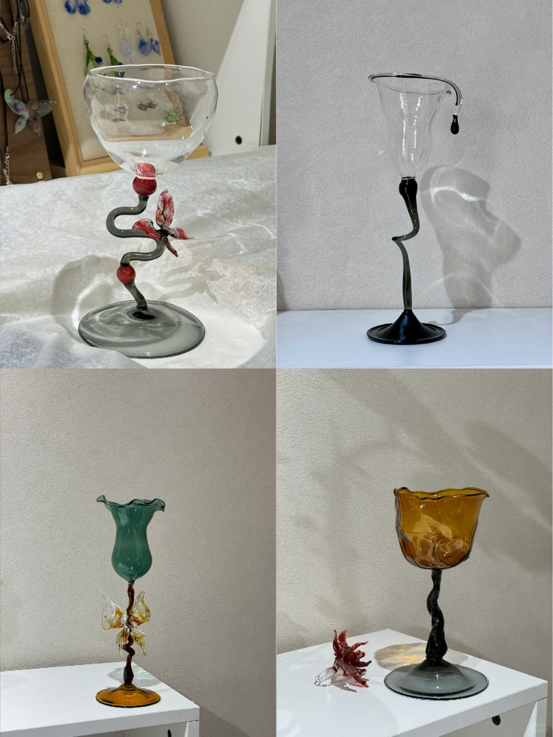 是我喜欢的中古玻璃杯啊啊啊！(自己做的叉腰