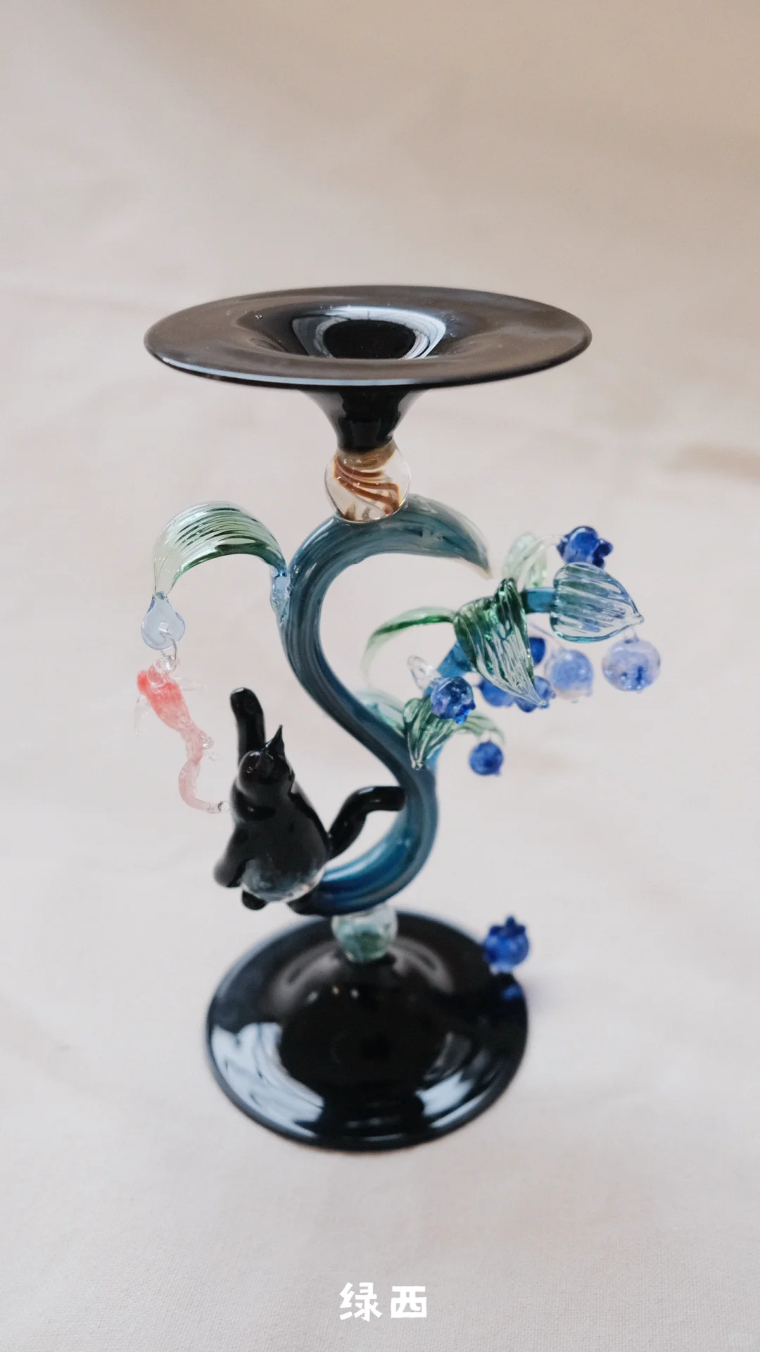 七天灯工玻璃系统训练学员作品分享|摸鱼猫