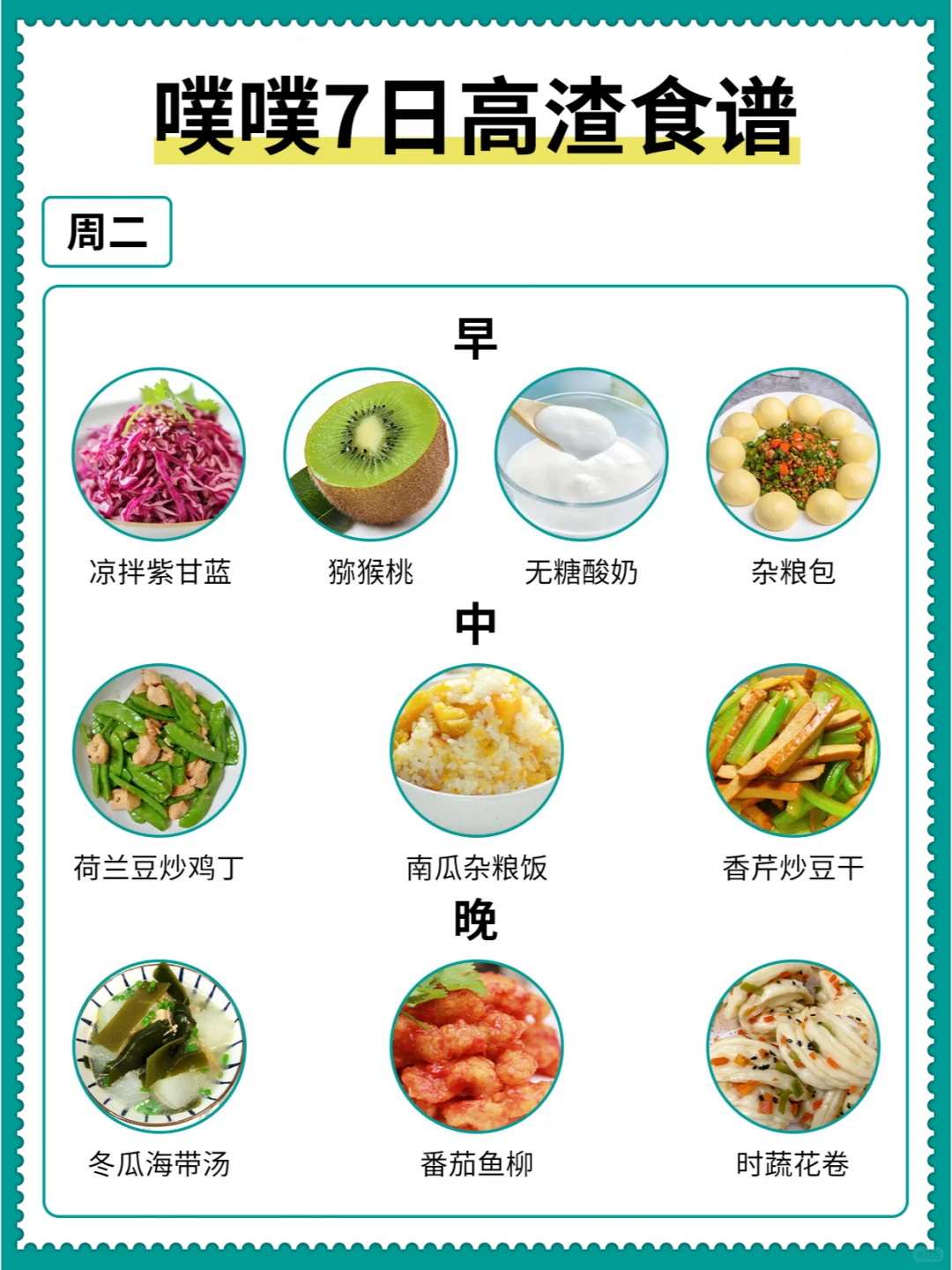 噗噗7日食谱|快马住