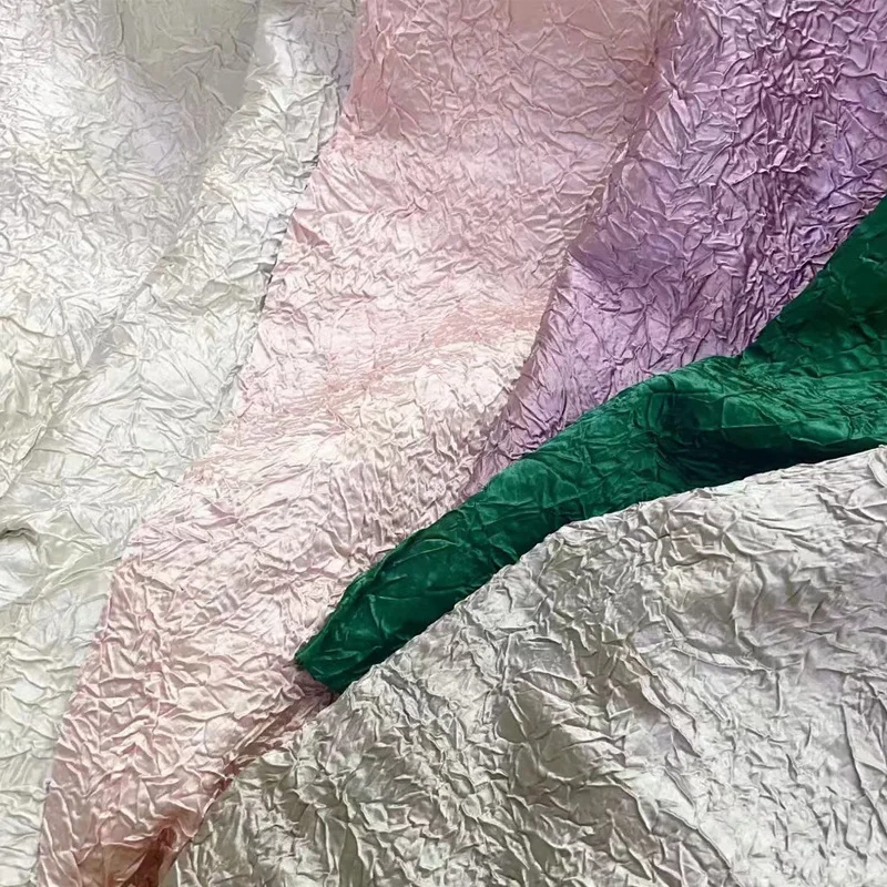 压褶压皱复合工艺面料