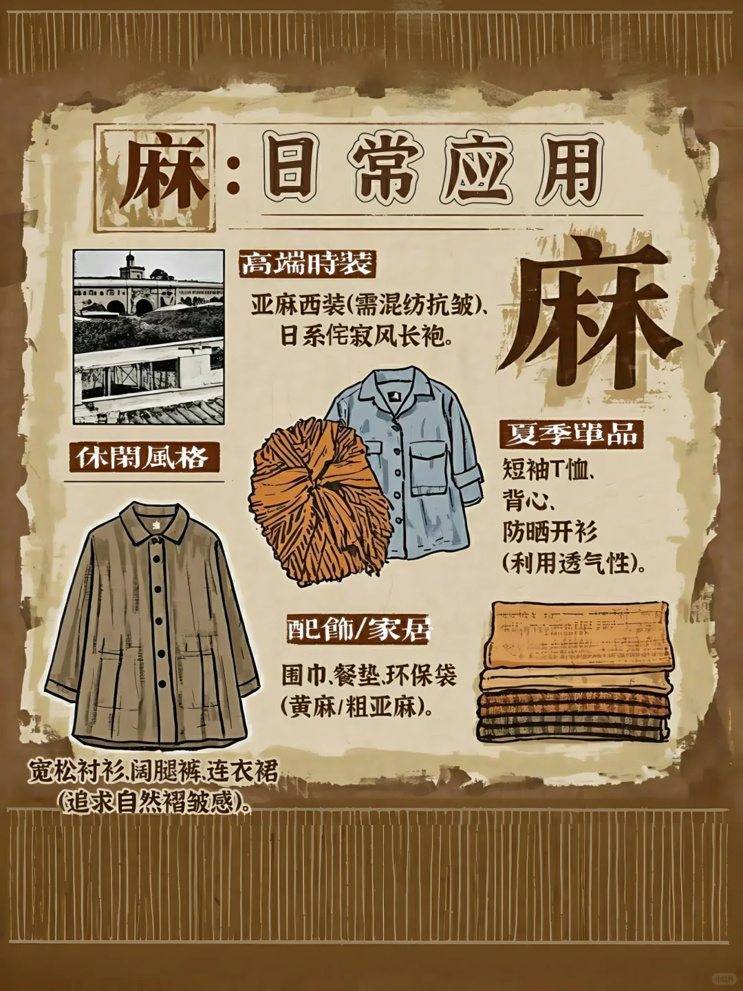 面辅工艺库||【麻】