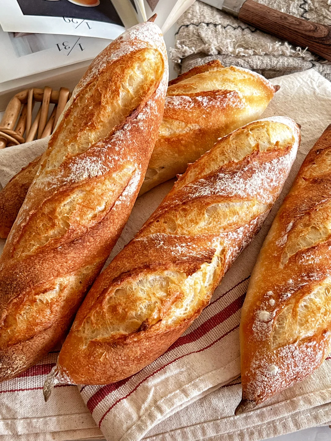 无糖油短法棍❗️免揉面零失败~好吃又低卡