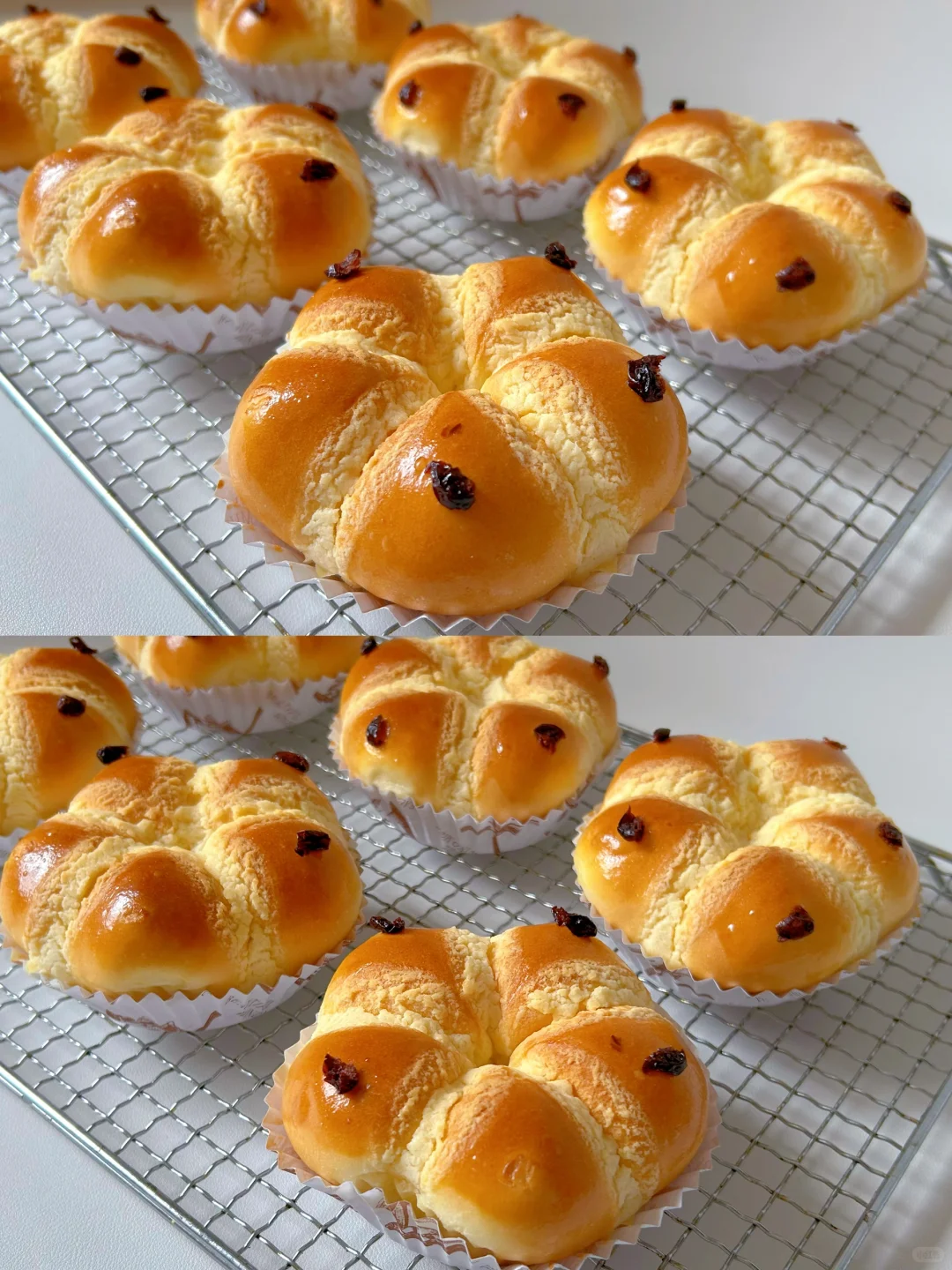 私房爆火的花朵面包‼️原来这么简单‼️