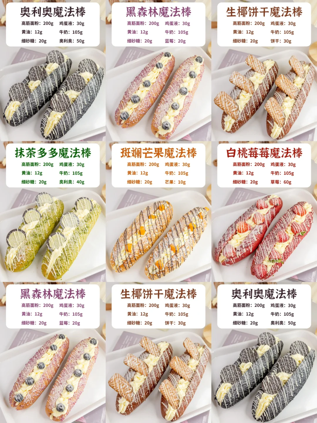 ?20个摆摊爆款面包｜月入五万直接出摊❗️