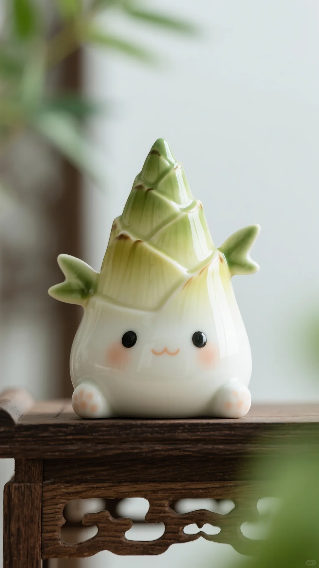 这只陶瓷竹笋，把自然捧在手心里