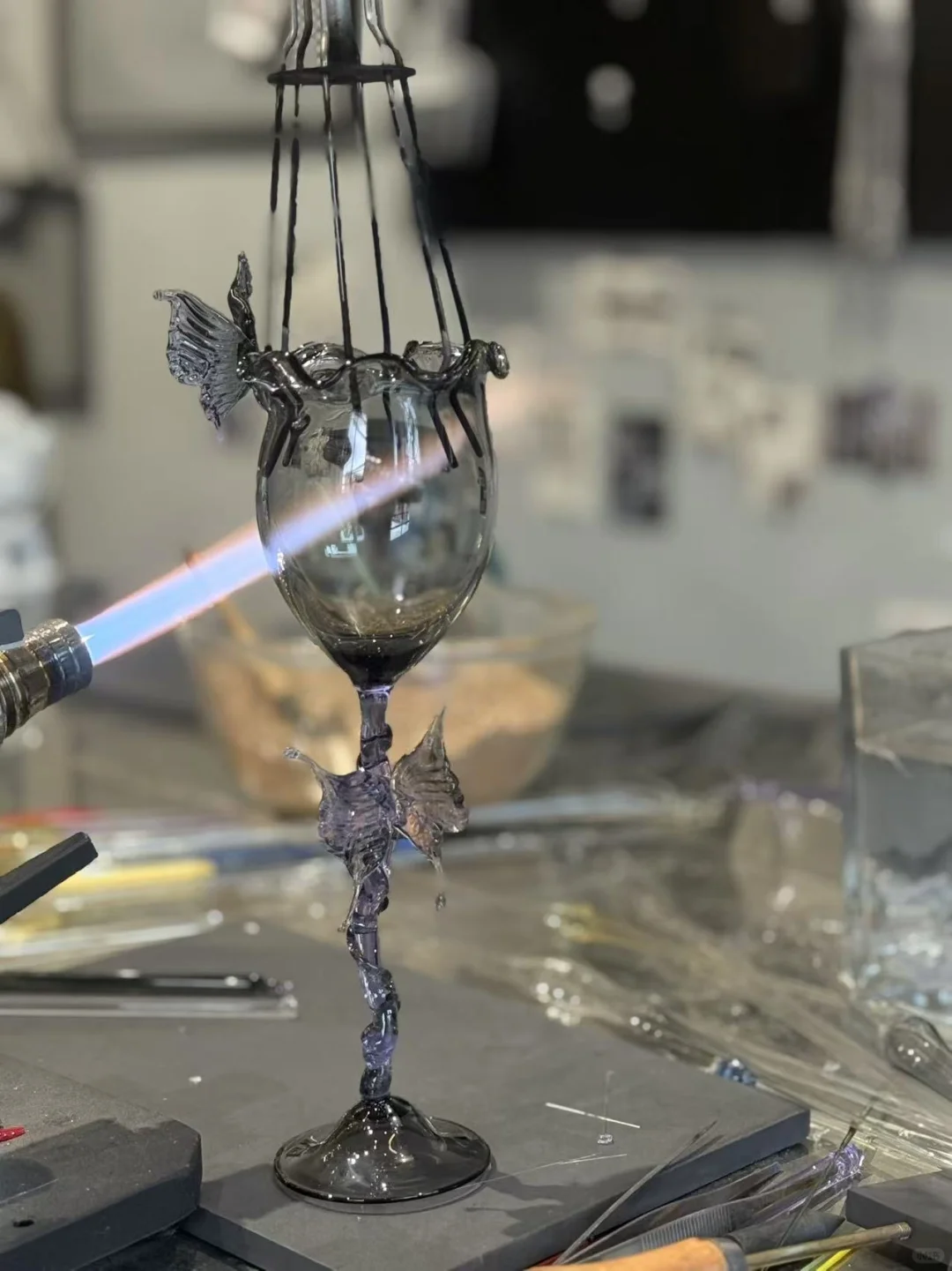 景德镇游玩怎么能少得了烧玻璃呢