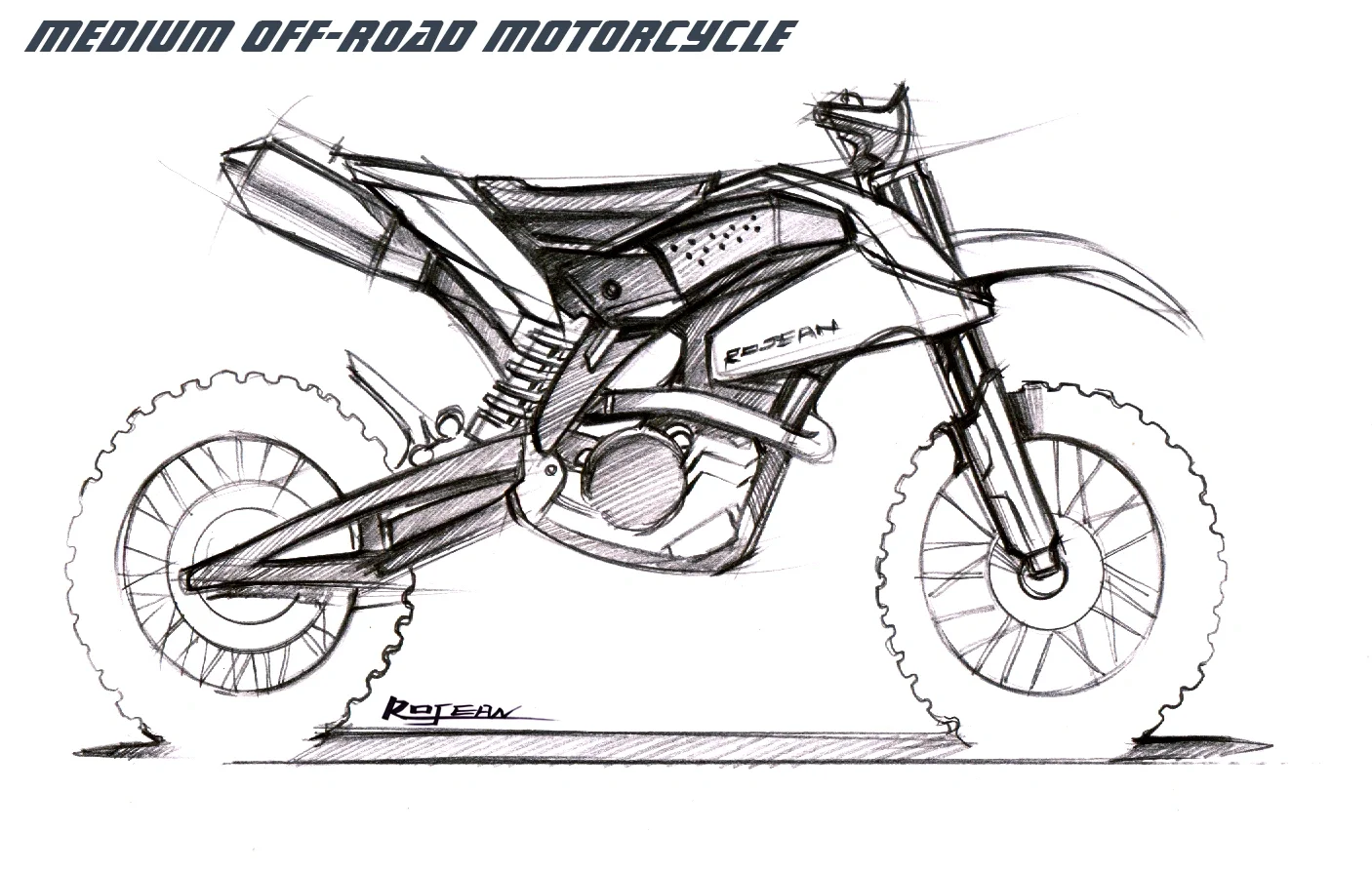 手绘交通工具线稿到马克笔上色详细步骤分享