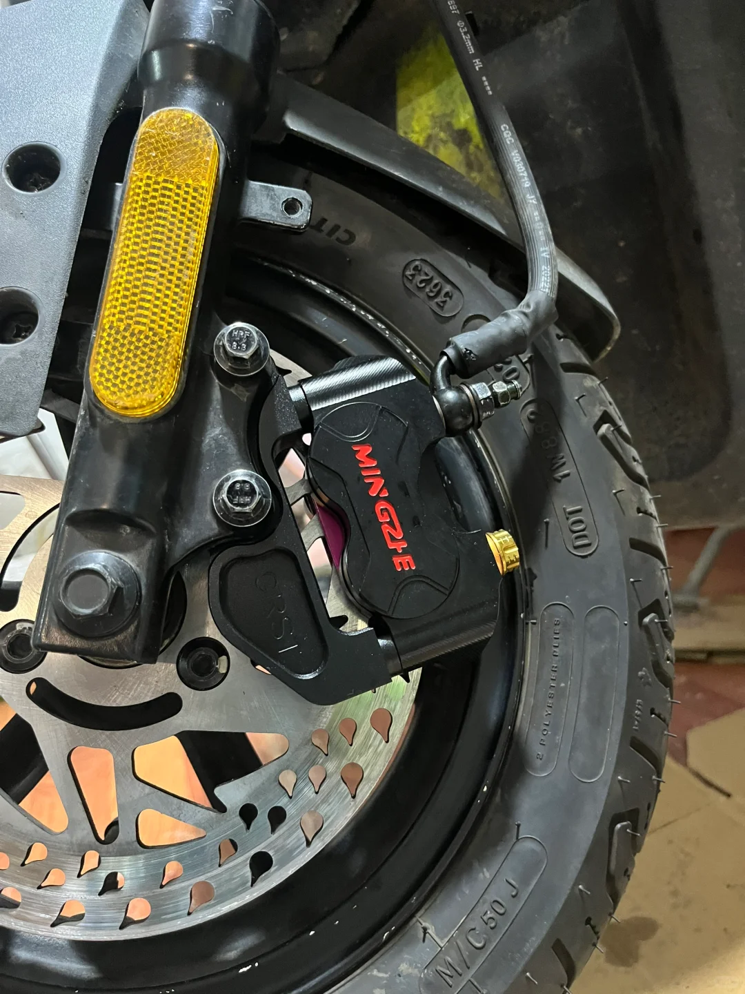 九号F90m穷改前卡钳(明浙M17小辐射)