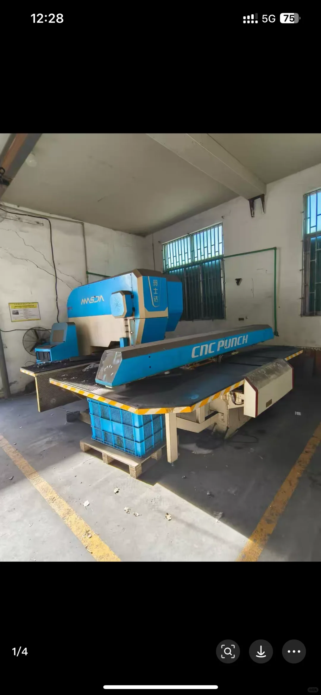 帮客户处理一台玛士达数控冲床