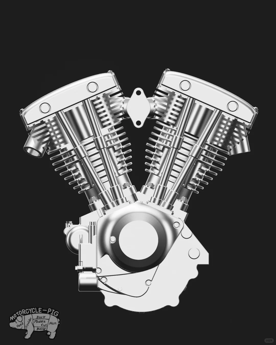 ?制作 铲头发动机模型