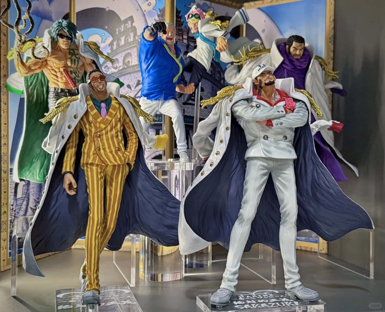 我的海贼王手办收藏（客厅柜）持续更新中……