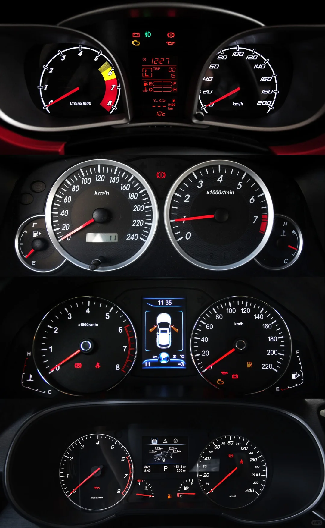 老国产的机械仪表盘——一汽篇