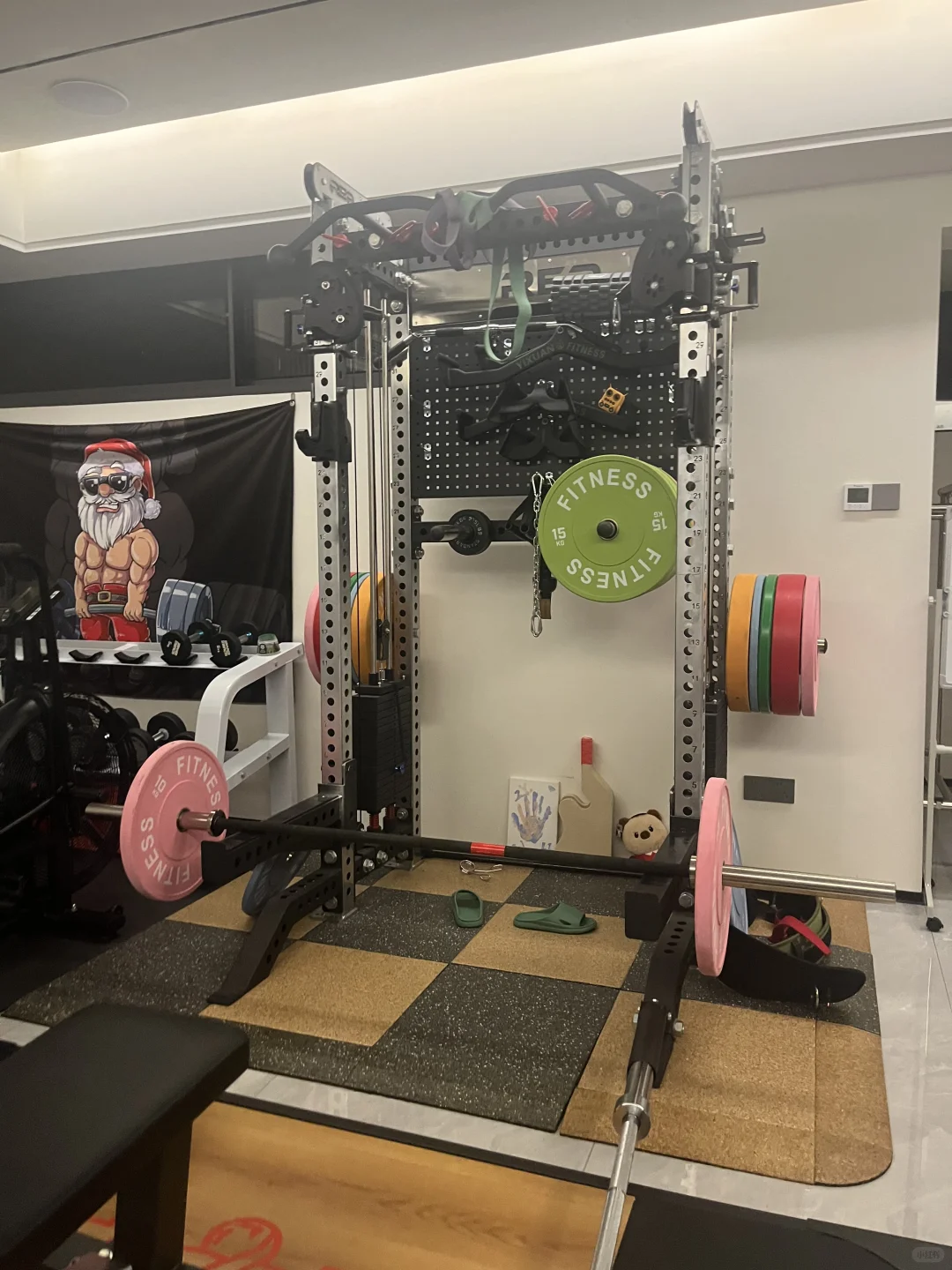 7500整的小健身房终于搞定啦，心心念念??