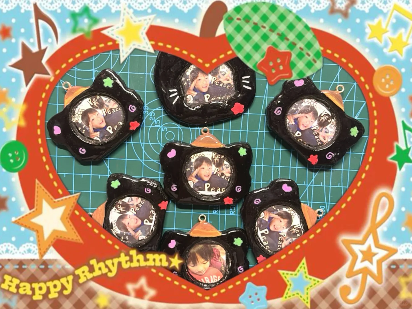 超可爱的物料（石塑黏土挂件）