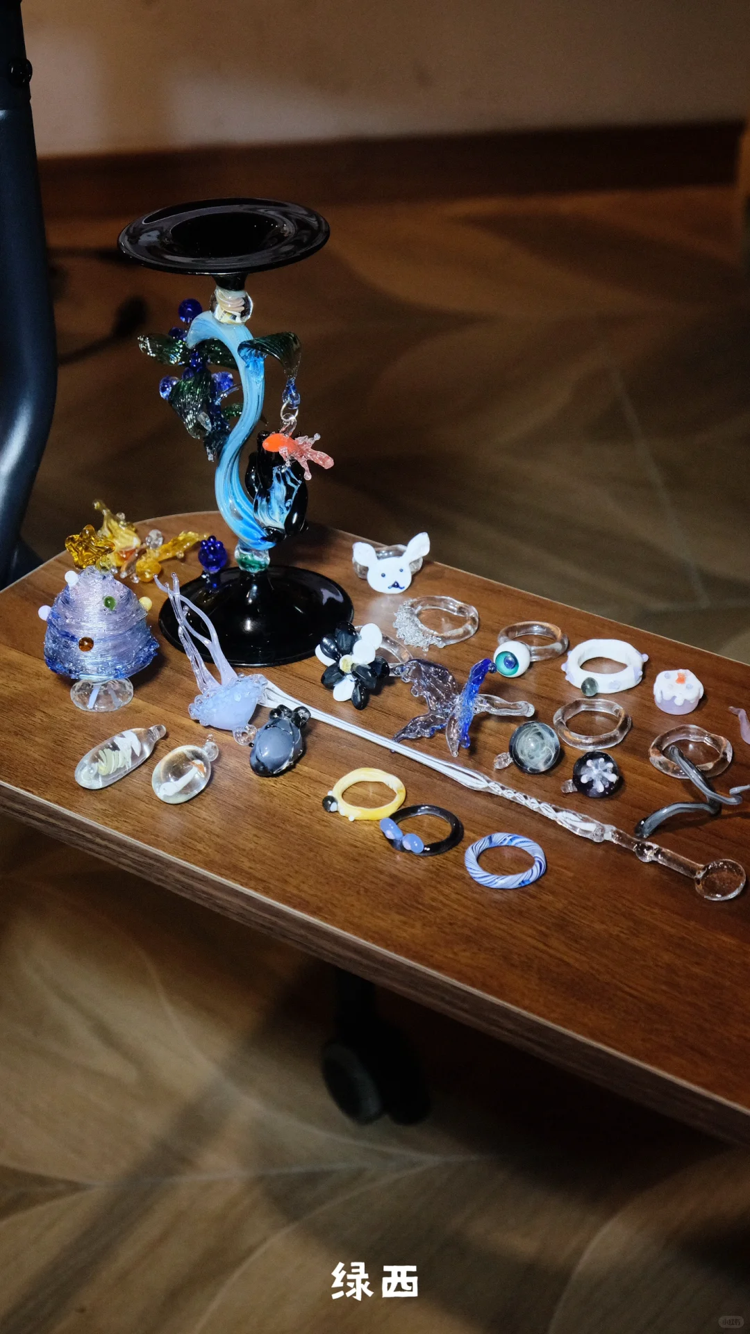 七天灯工玻璃系统训练学员作品分享|摸鱼猫