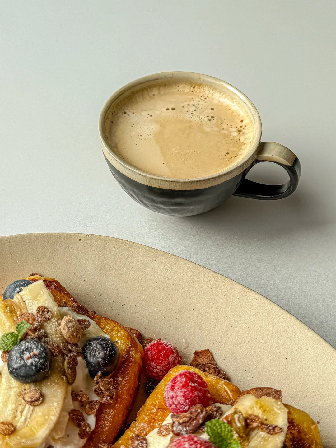 快手brunch‼️莓果酸奶法式吐司 香甜松软