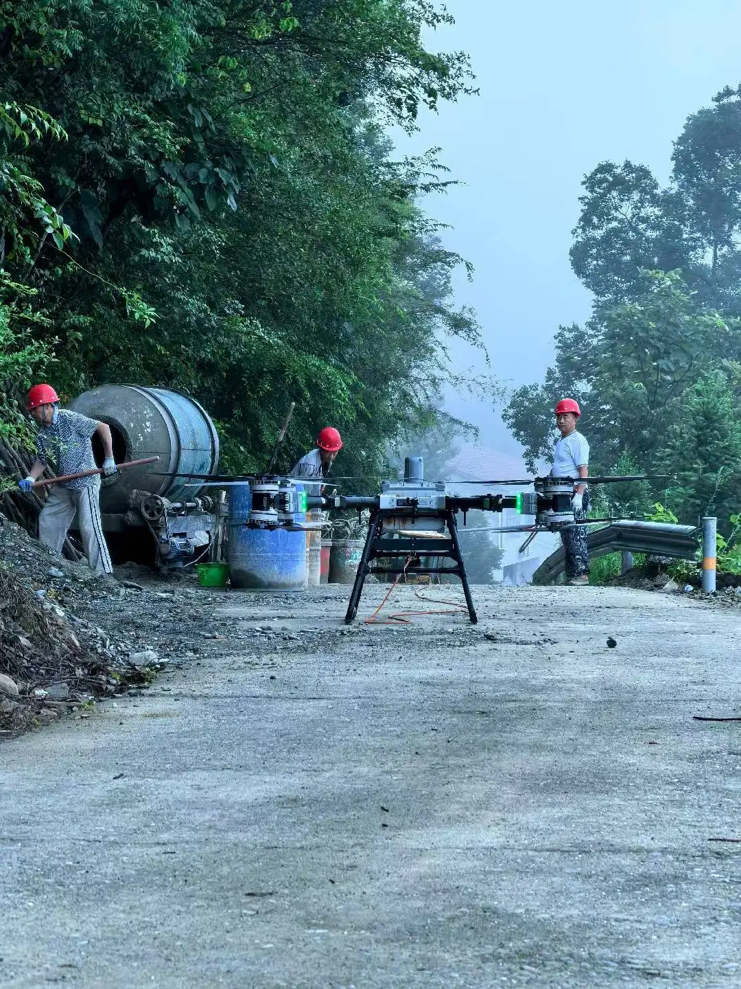 无人机低空运输吊装