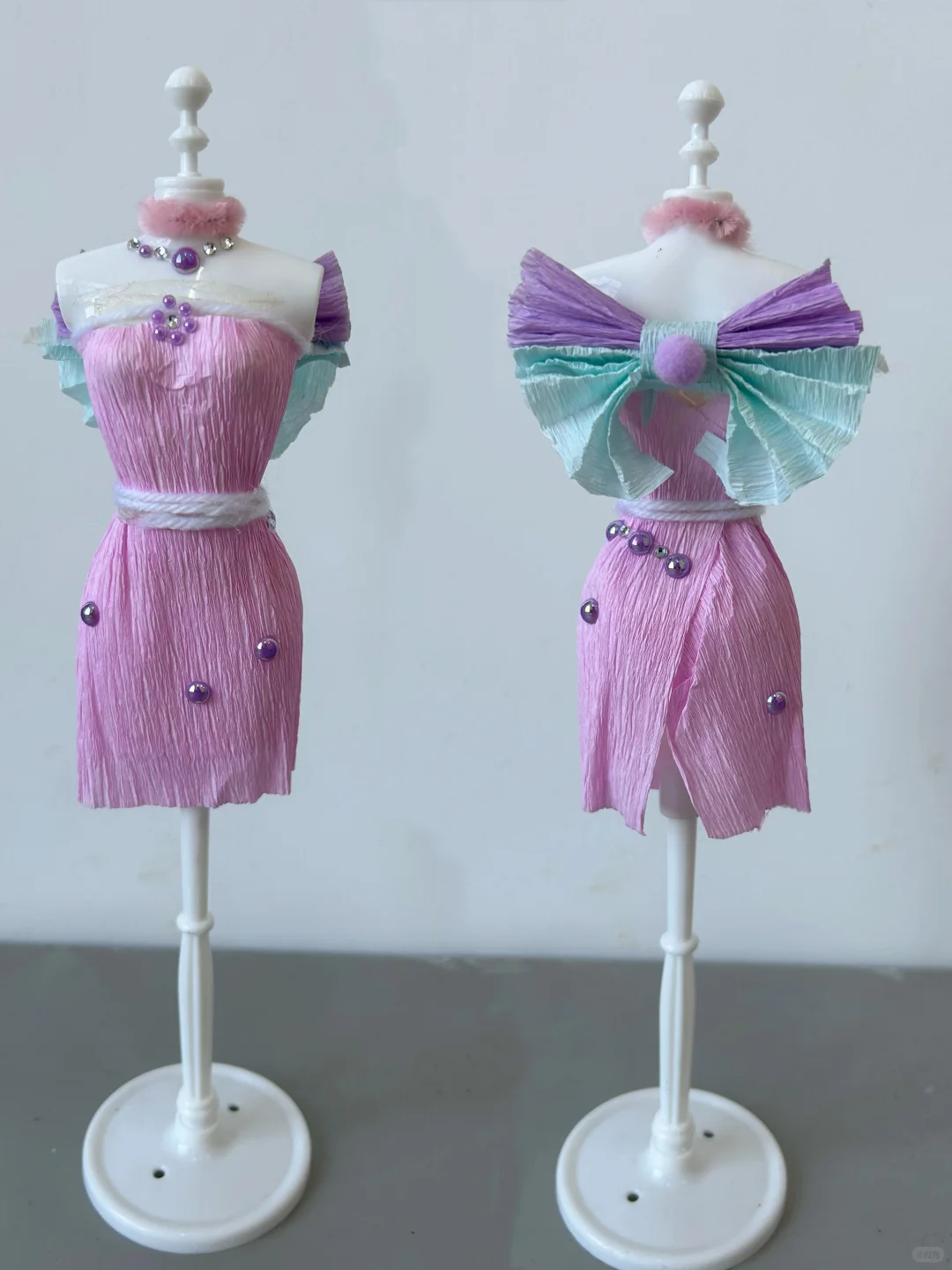 皱纹纸服装设计