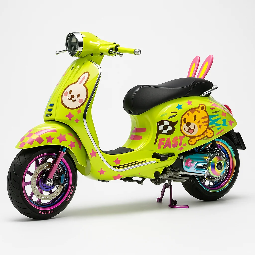 ?小摩托疯狂改造计划：可爱到犯规！