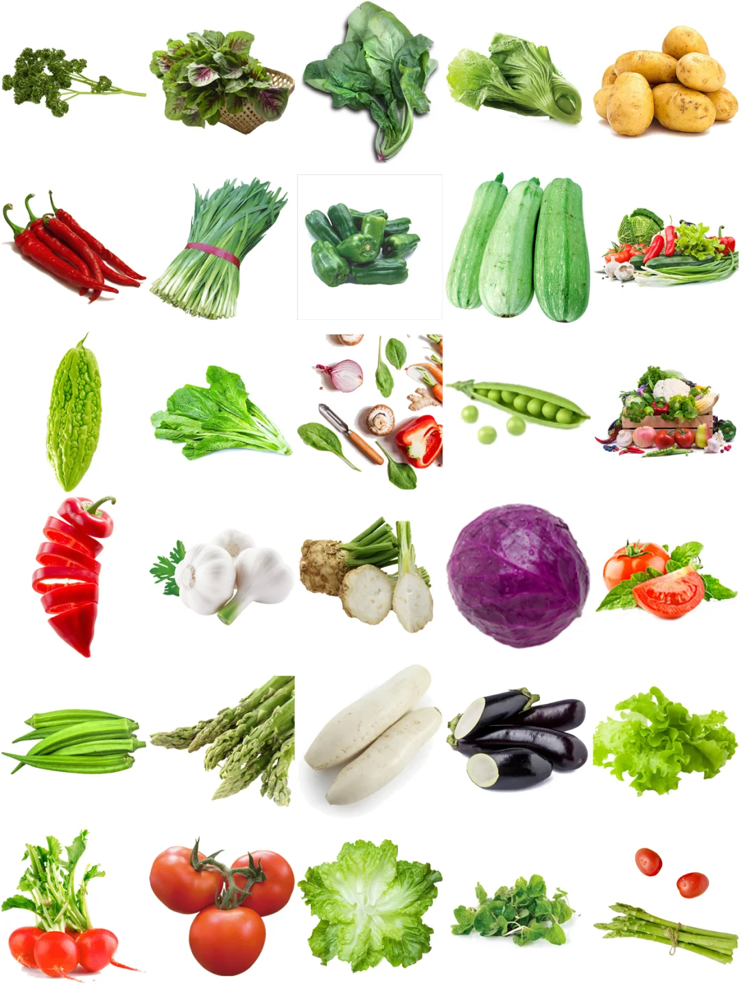 免抠素材｜蔬菜图案合集