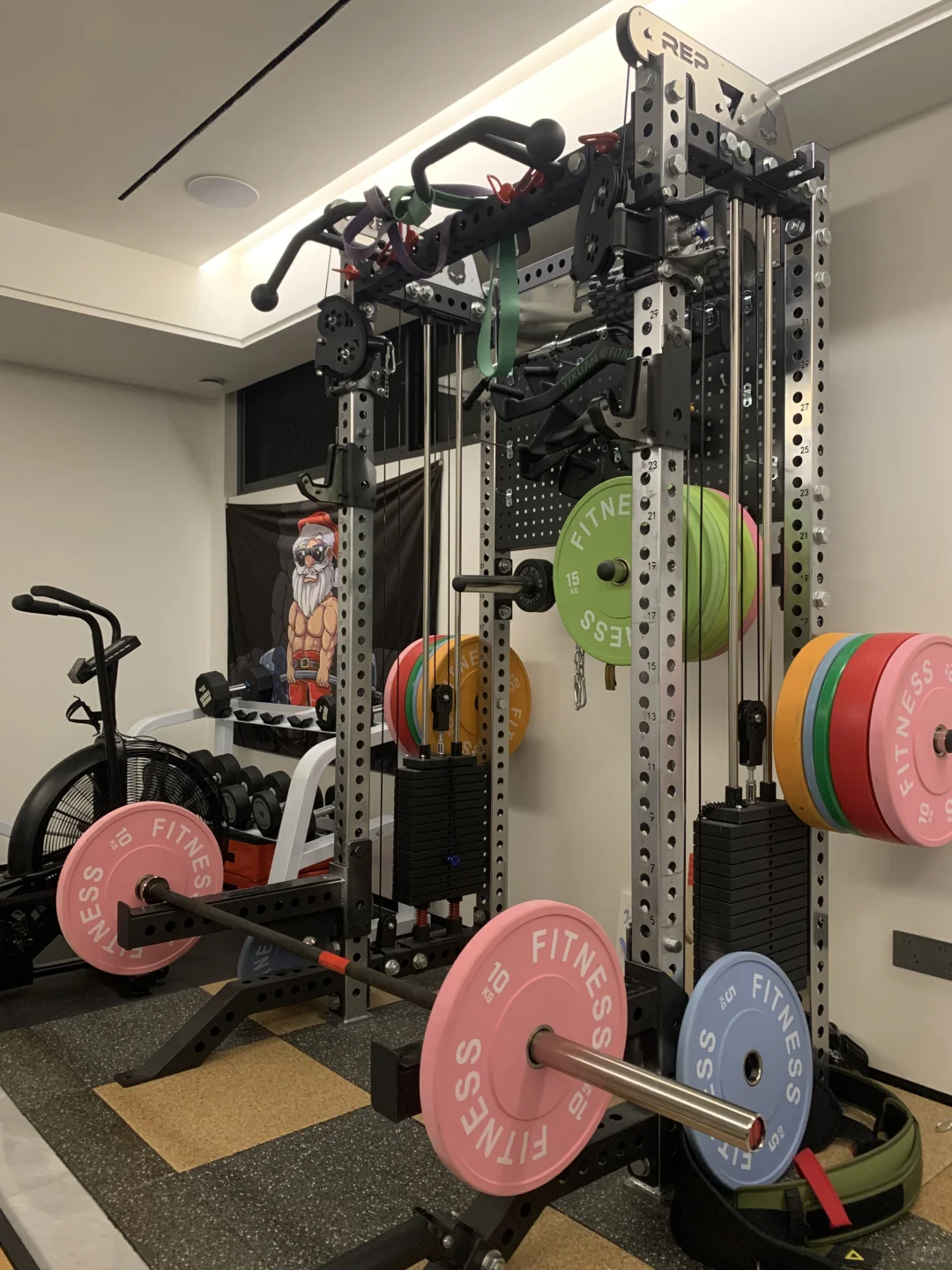 7500整的小健身房终于搞定啦，心心念念??