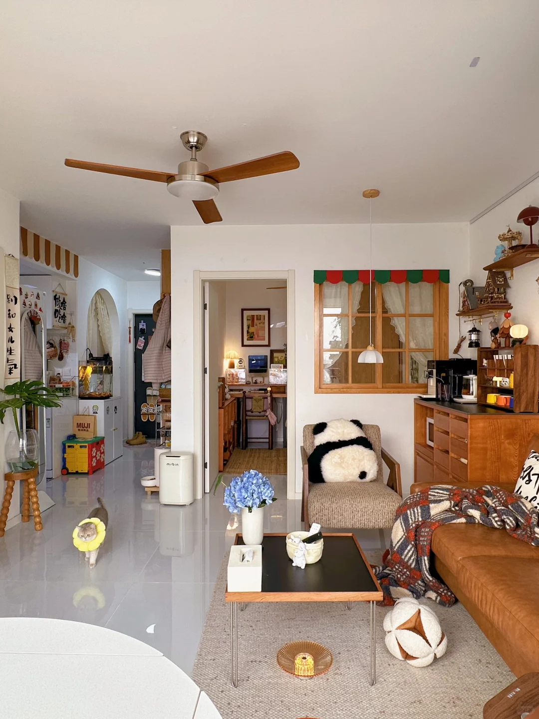 就46㎡的小房子，谈什么高级感简单够住就行！