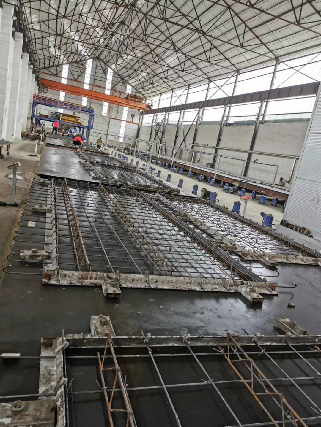 装配建筑叠合板生产流水线