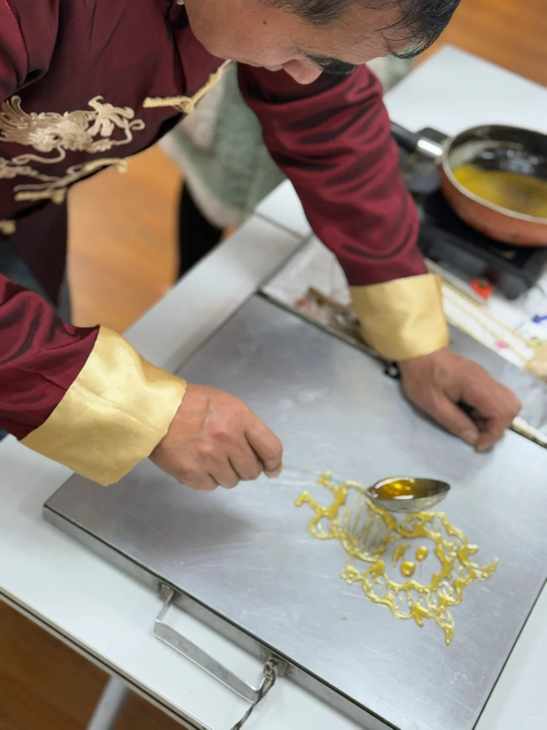 不愧是糖画非遗传承人的?