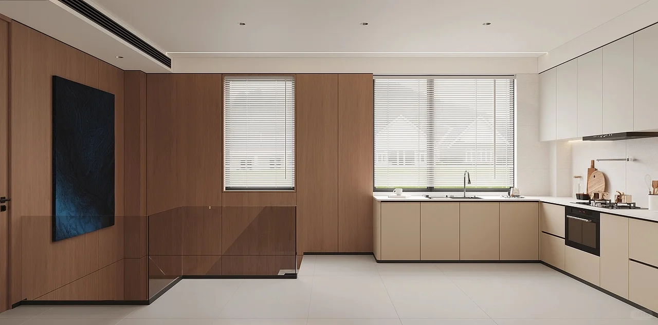 现代简约风格的一体化家居空间