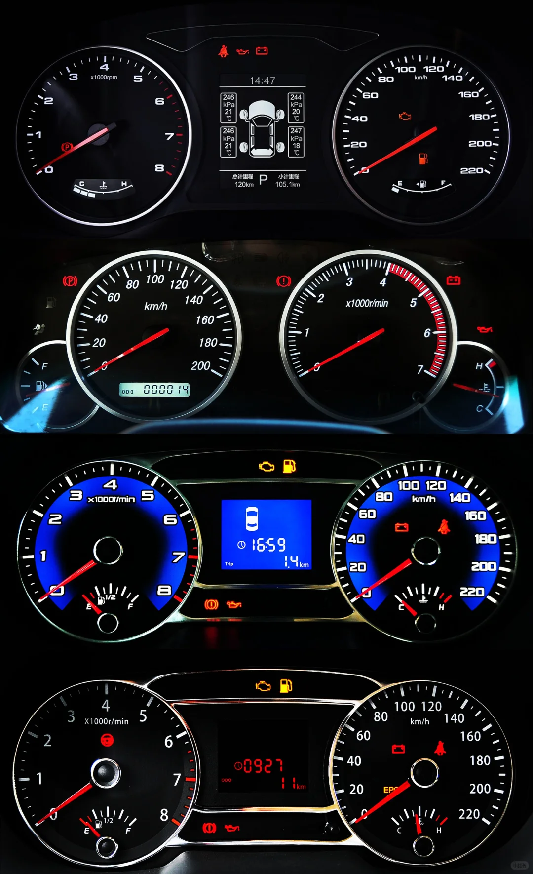 老国产的机械仪表盘——江淮篇