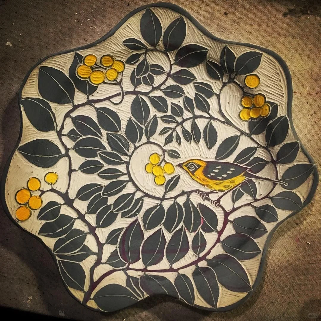 黑色化妆土也可以很漂亮❗️❗️