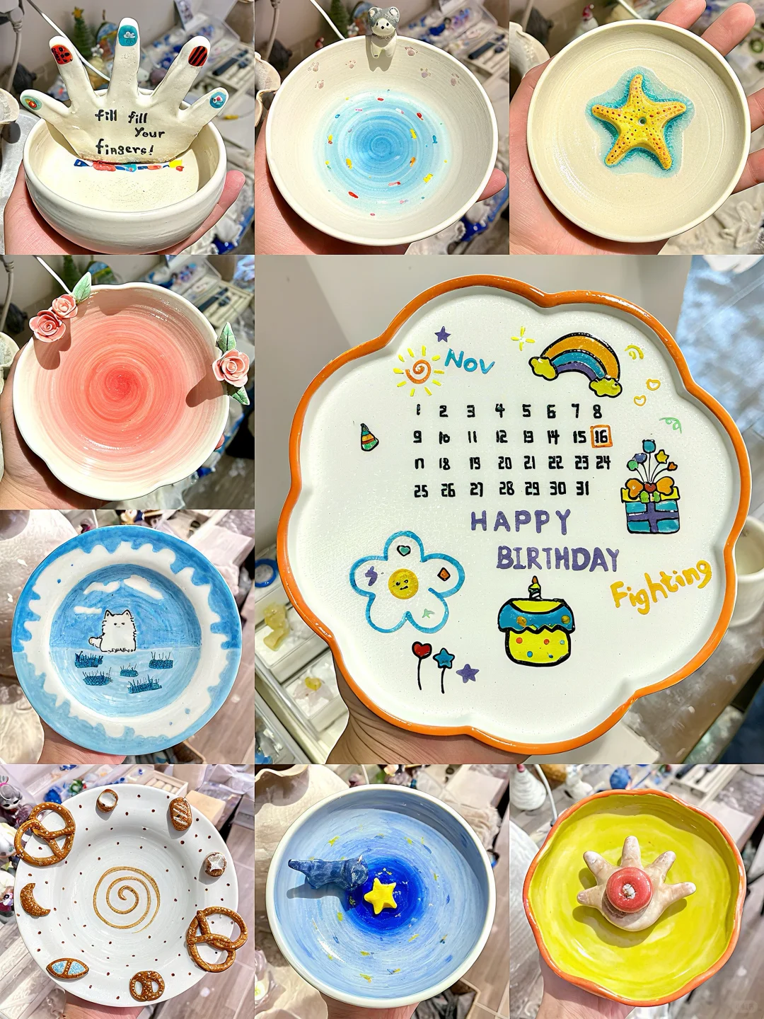 景德镇陶艺diy 66做全套体验！烧成成瓷！！