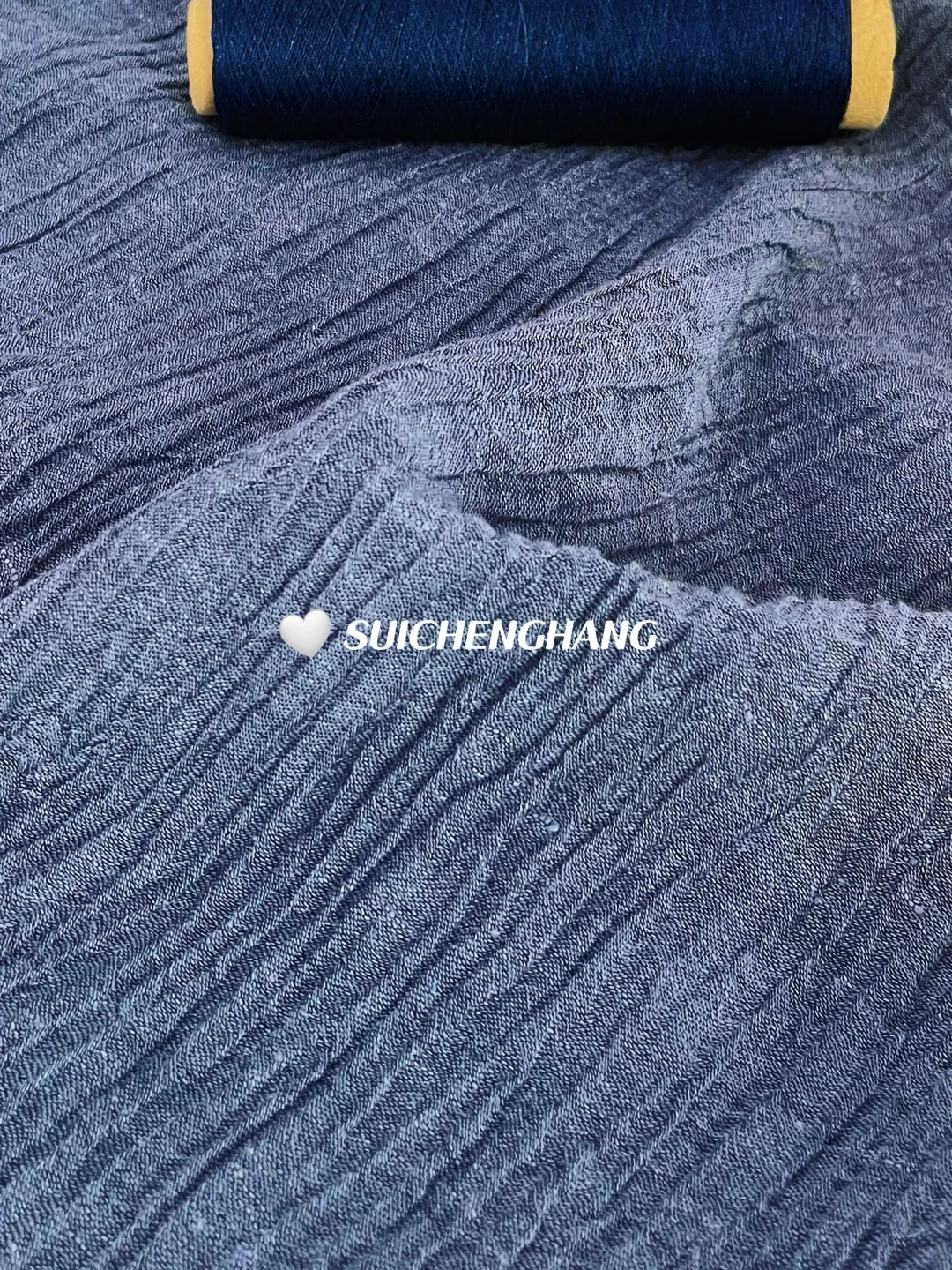 面料分享｜高级感肌理褶皱亚麻棉