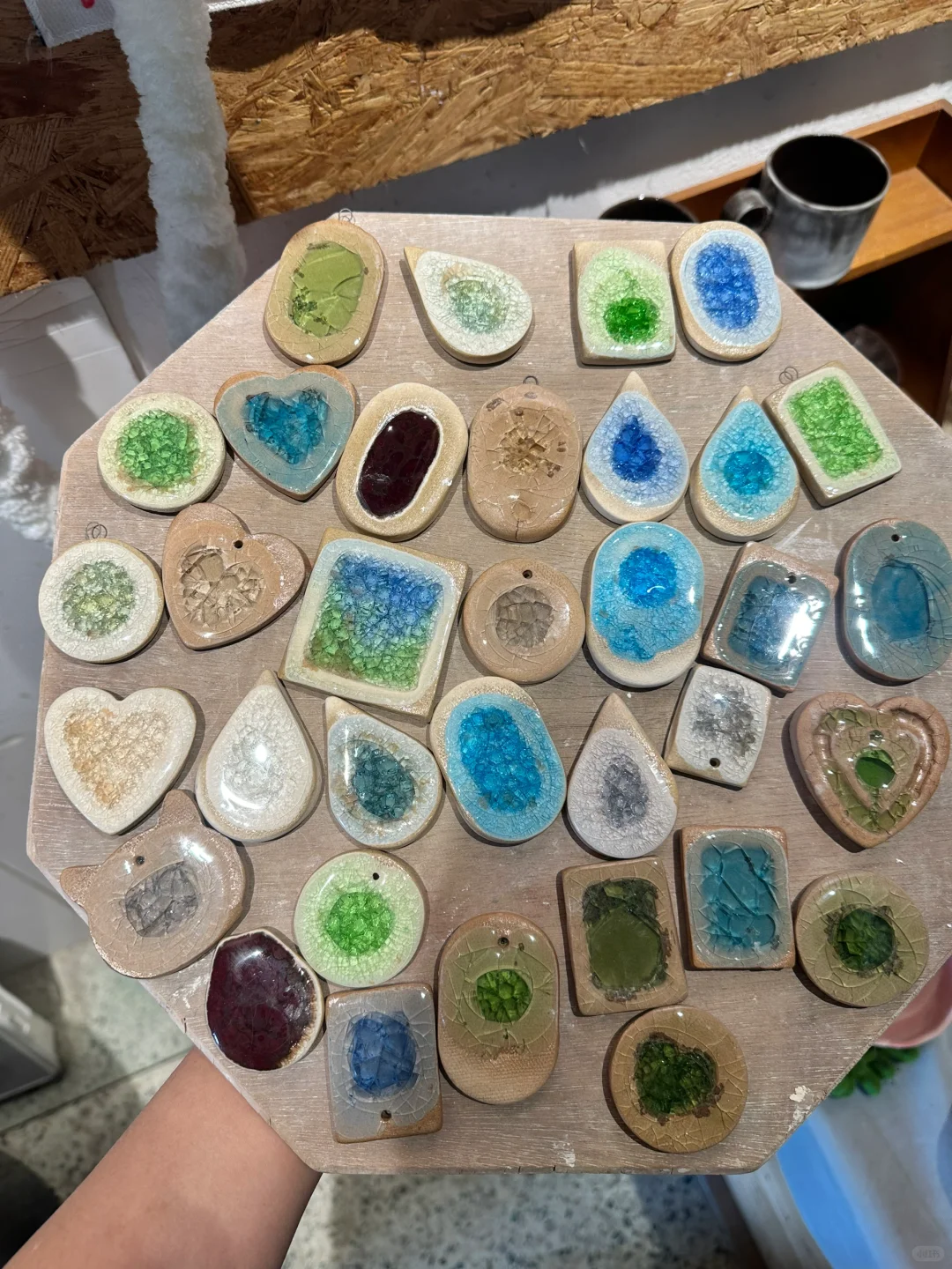 一盘子海洋之心帮我左滑一键开窑