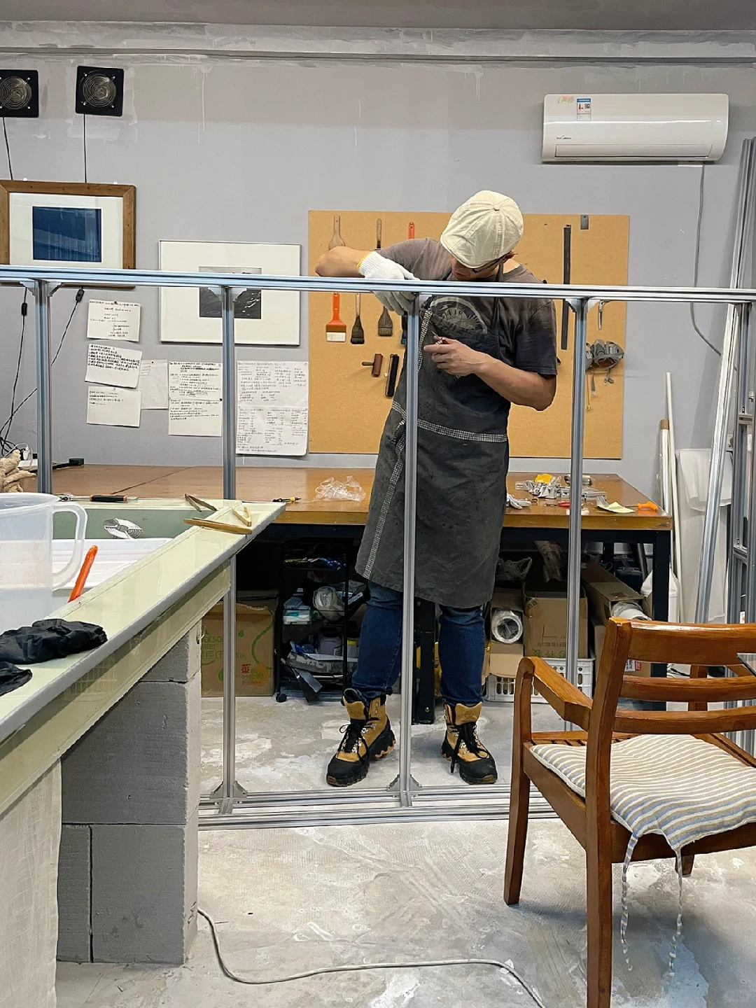 做个大型晒版机。