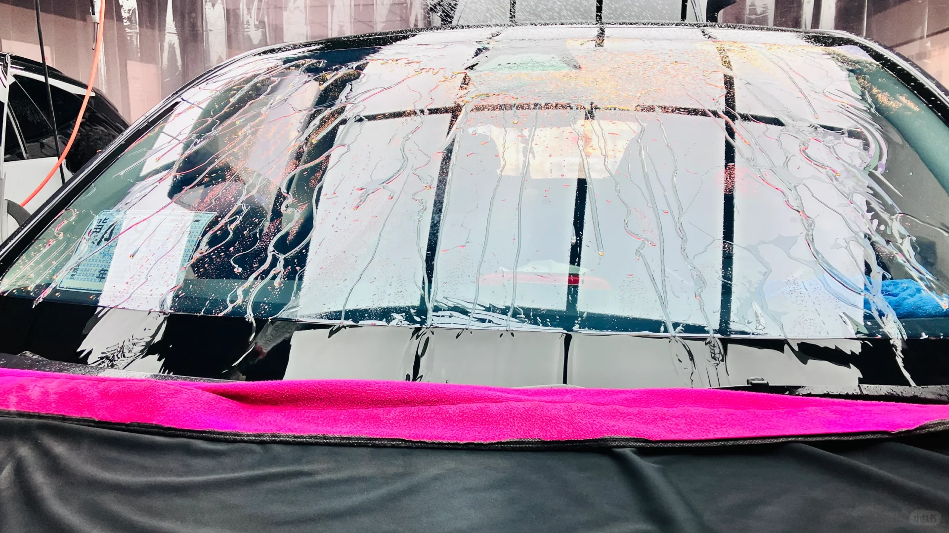 不愧是3M顶级膜，遇水变色！