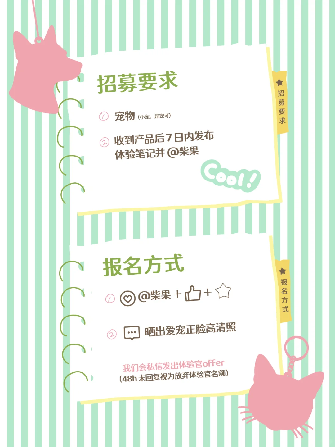 宠物刺绣产品招募体验官啰?