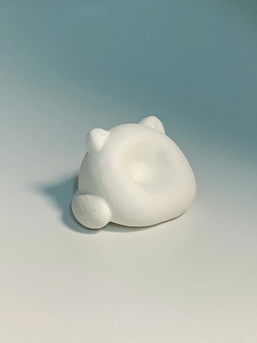 奥比岛｜萌二懒人沙发｜石塑粘土白膜