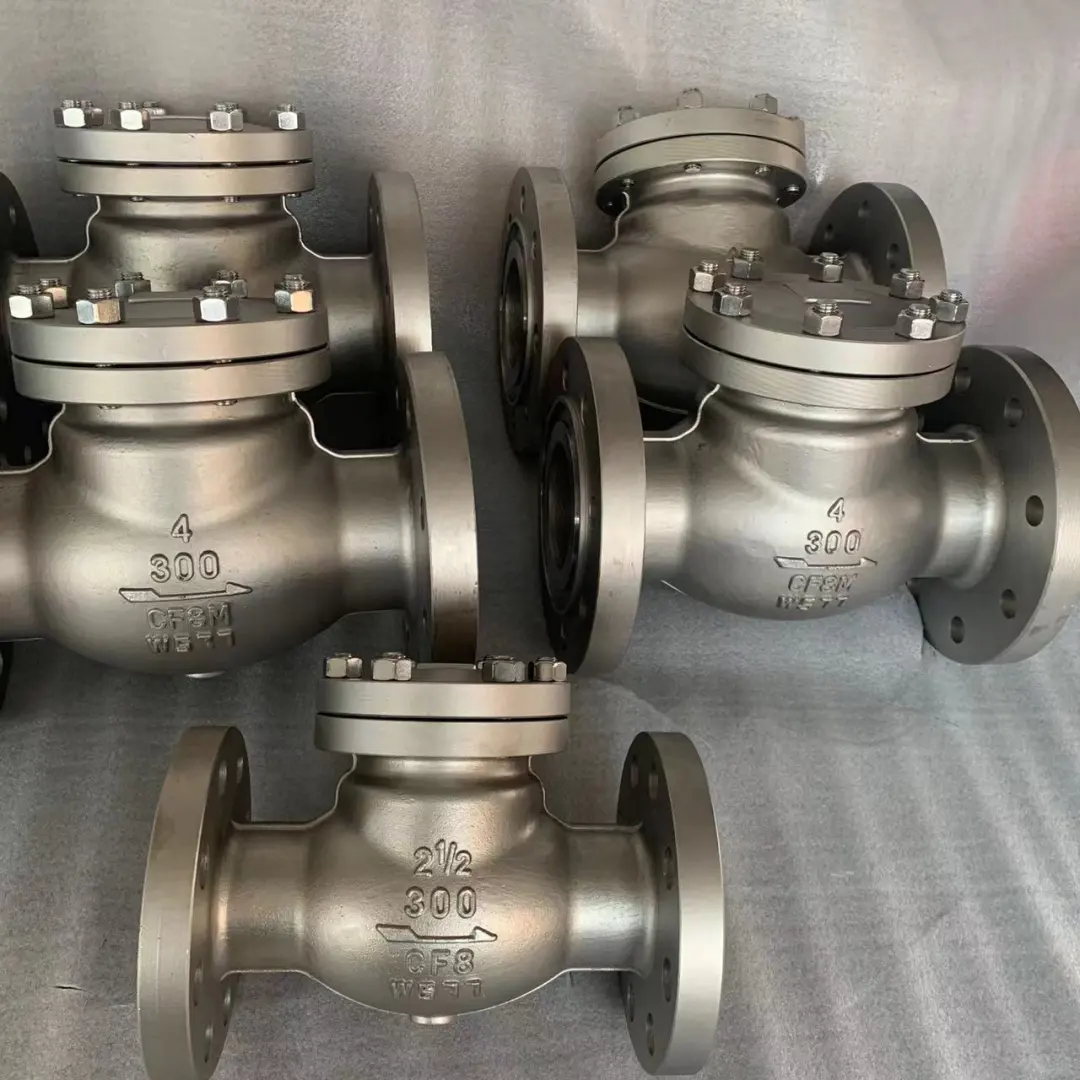 不锈钢法兰旋启式止回阀