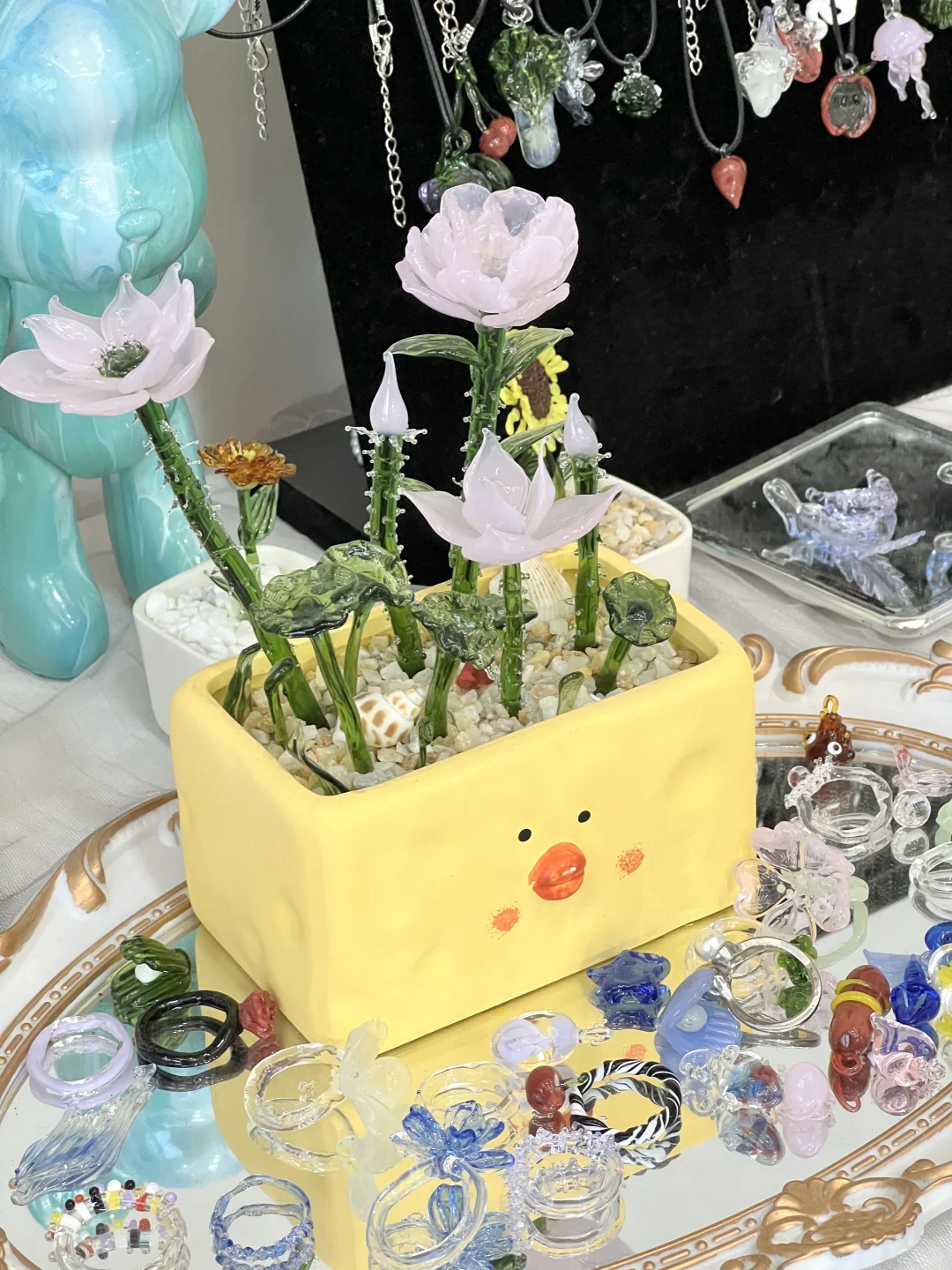 小寨坠大的手工店…治愈系烧玻璃我真的❤️