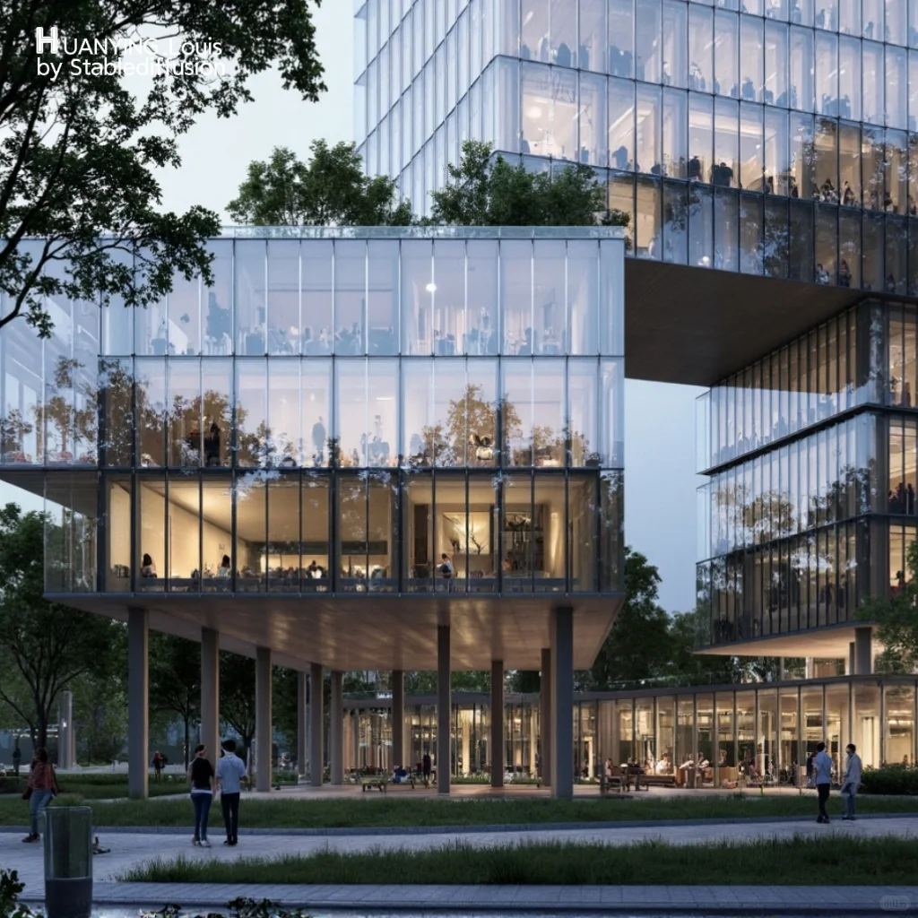 《光影交织，空间营造》