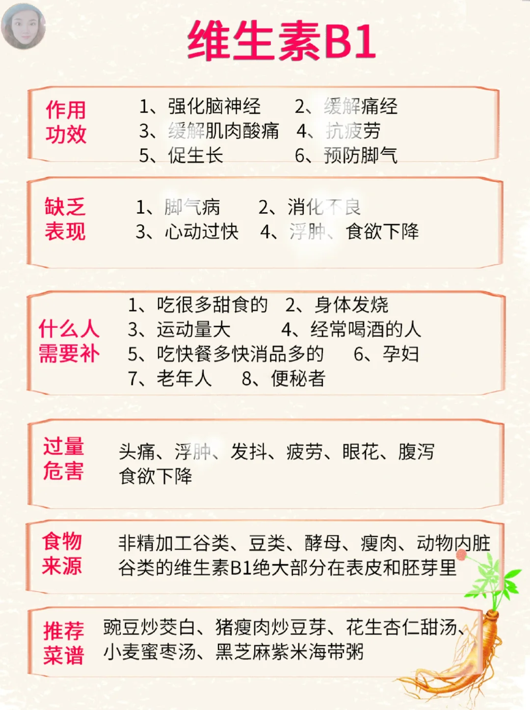 维生素超全总结