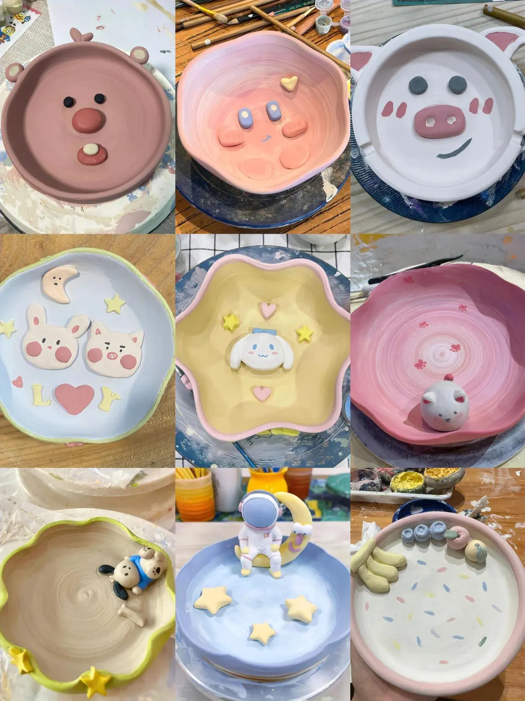 超好玩的陶艺diy‼️